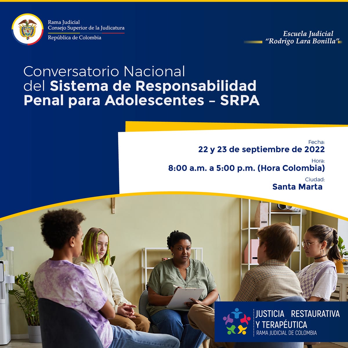 Judicatura realizó el Conversatorio Nacional del Sistema de Responsabilidad Penal para Adolescentes -SRPA-